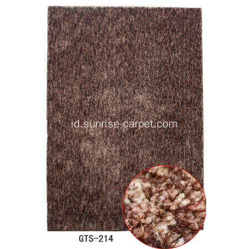 Kualitas Terbaik Polyester &amp; Elastic Silk Shaggy Rug